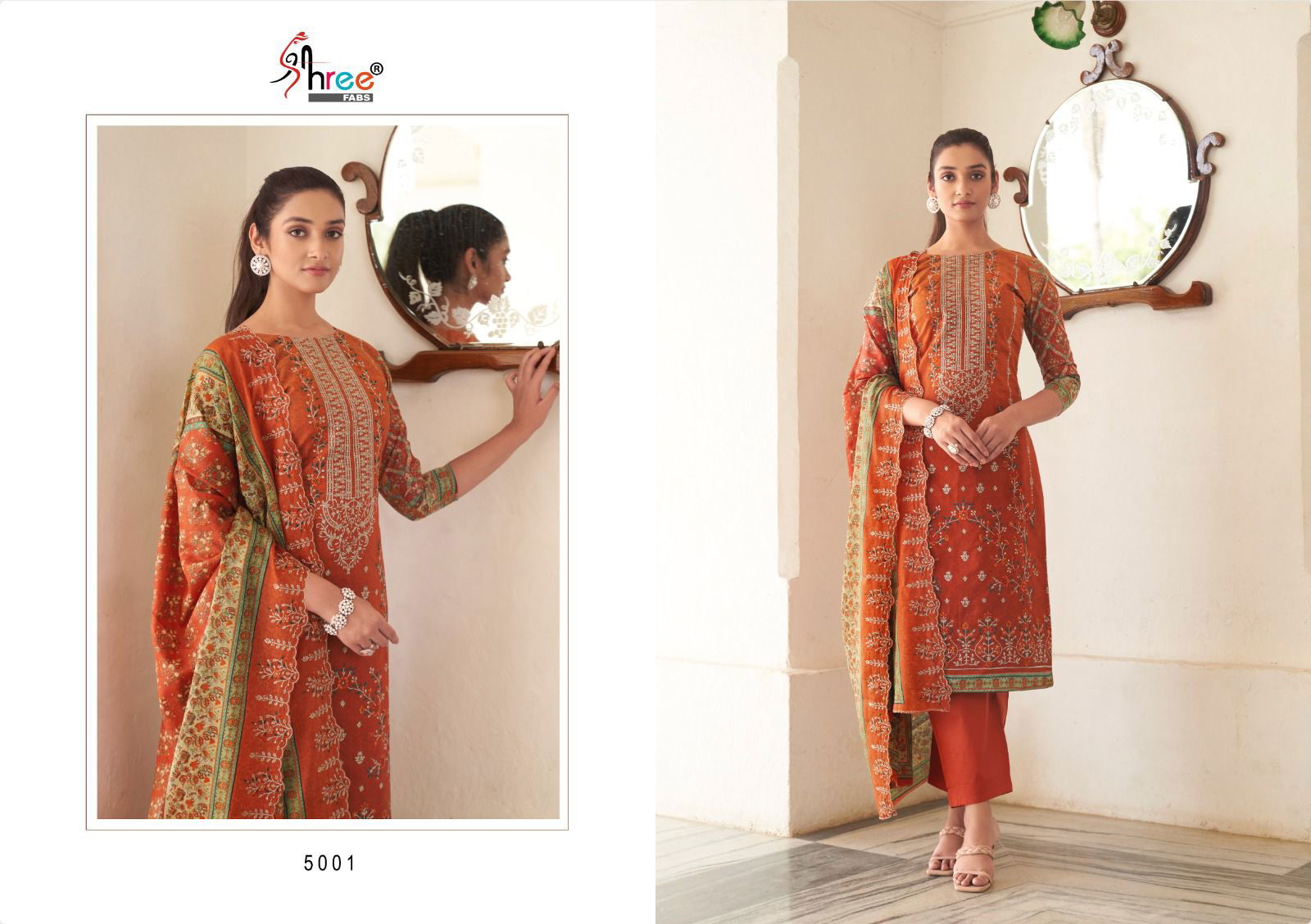 Bin Saeed Lawn Collection Vol 5 By Shree Cotton Salwar Suits Catalog